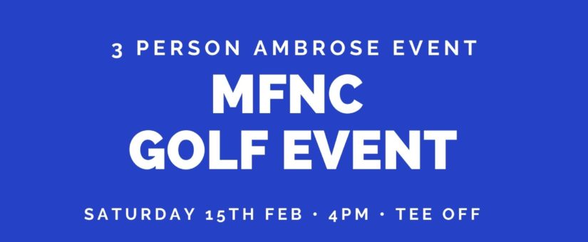 Mansfield Football Netball Club Golf Day 2020